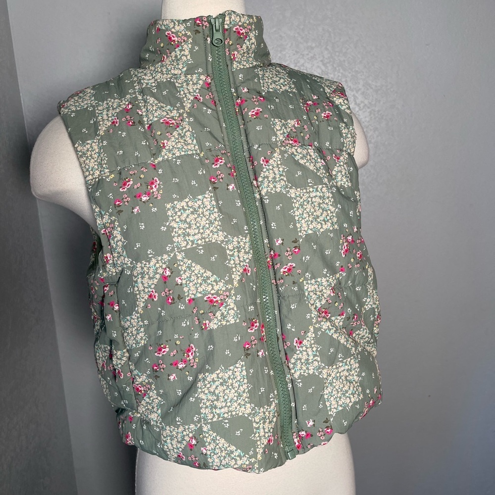 Love, Fire Sage Green Floral Top